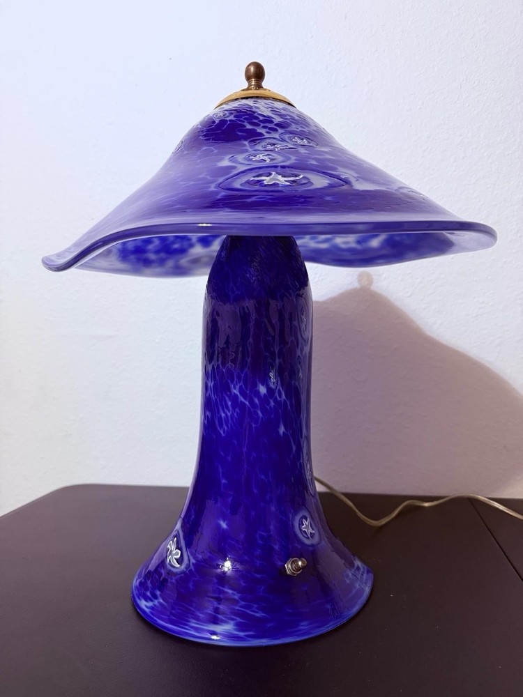 Nicholson table lamp blown glass