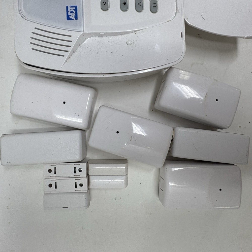 ADT Impassa Alarm Control Panel & Sensors Untested As Is