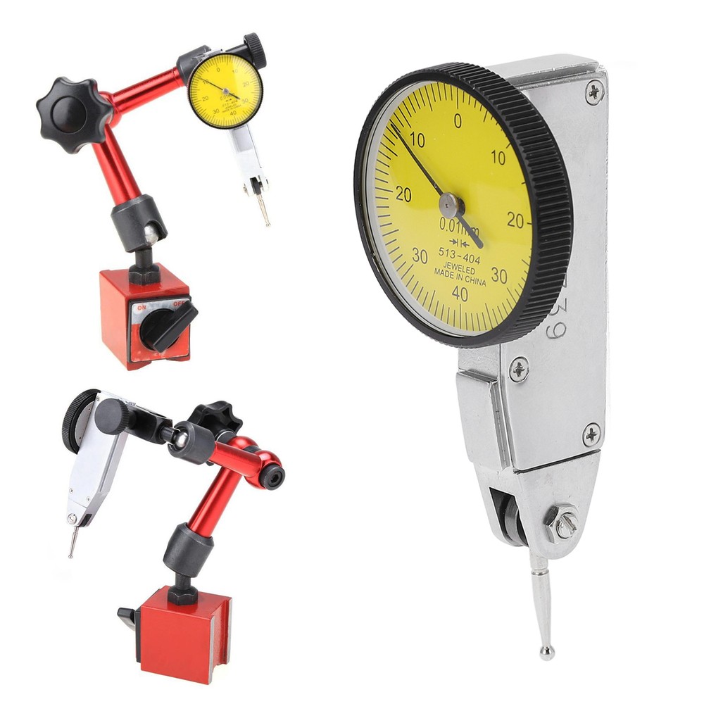 Dial Test Indicator 0mm 40mm 0mm Range 0.01mm Accuracy Dial Test Indicator Gauge