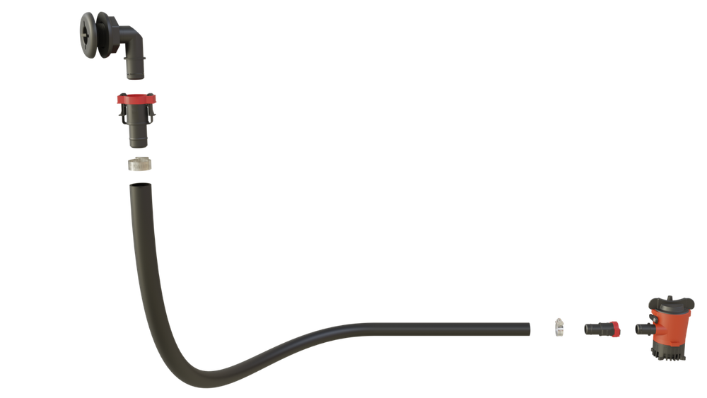 Flow-Rite MB-003 3/4" Bilge Bundle with Pump