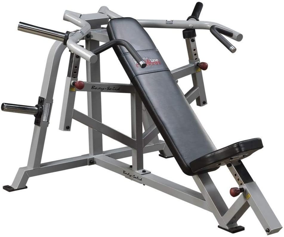 Body-Solid Leverage Incline Bench Press With Plate Holders - LVIP