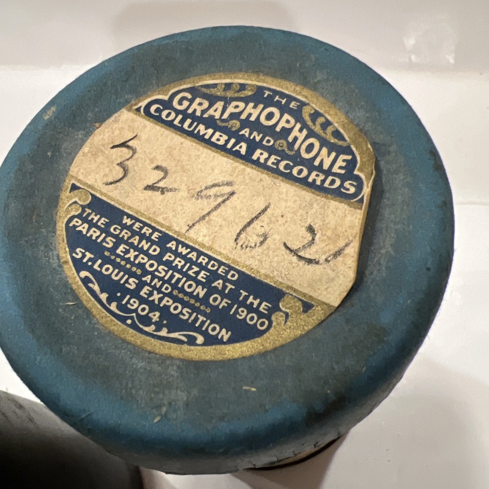 Two Columbia Edison Cylinder Records