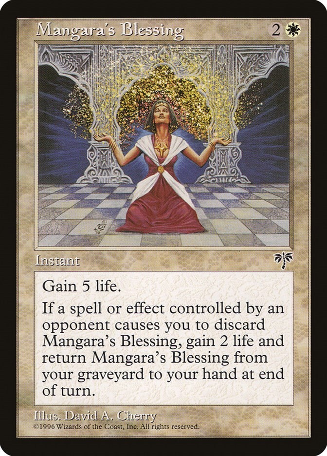 Mangara's Blessing Mirage N/A MTG MP