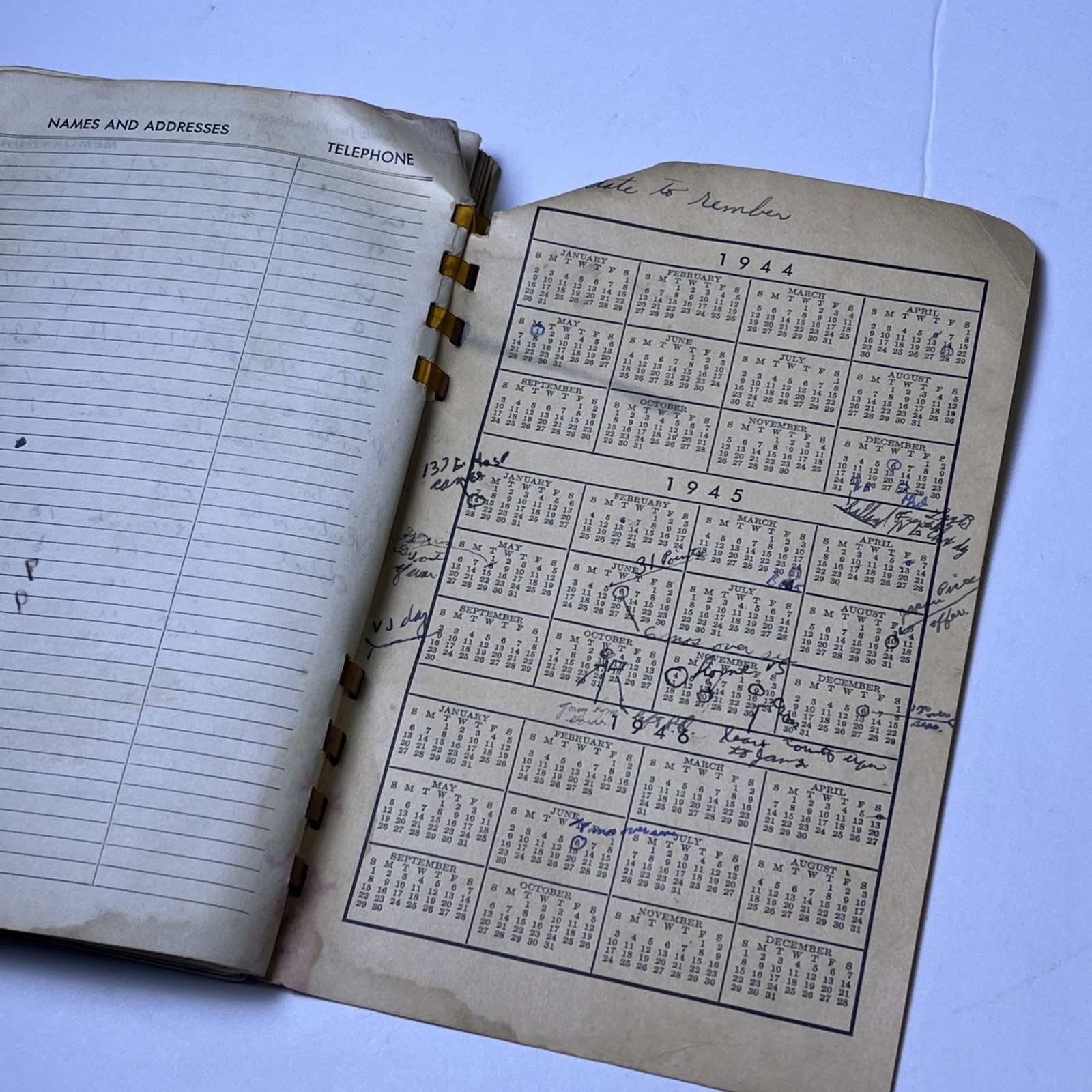 1945 US Navy Domain Of The Golden Dragon Membership Wallet Card WWII + Journal!!