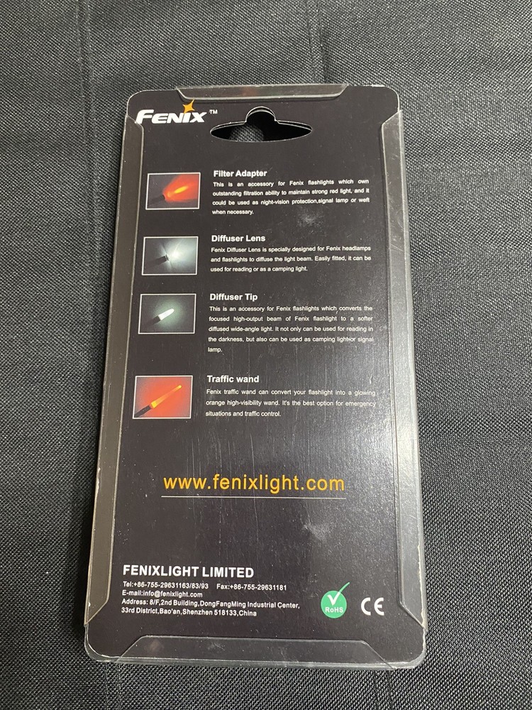 Fenix Flashlight Four Accessories Package