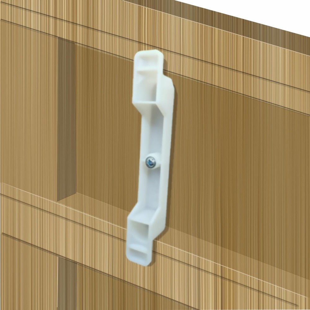 fallingstar 2 Sets (4 clips) False Front Connector & Cabinet Clips 4 White
