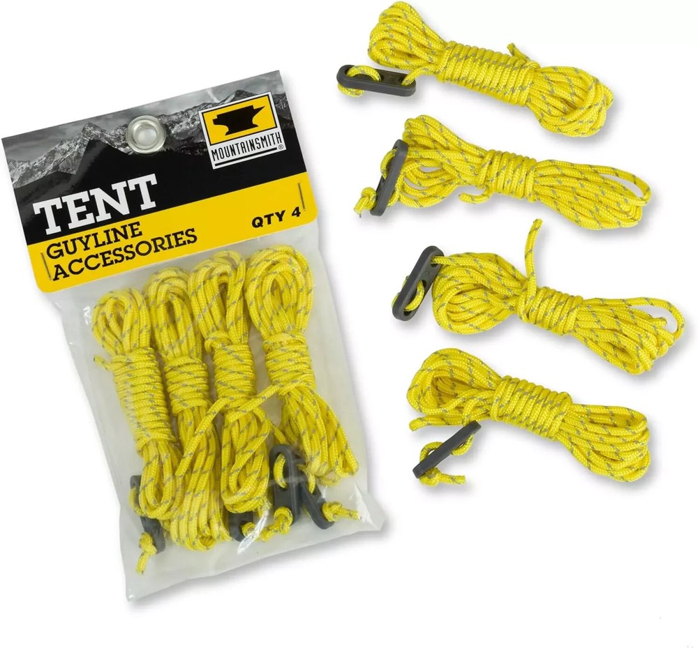 Mountainsmith Replacement Tent Guylines Rope Stake Downs (4-Pack) - NEW!