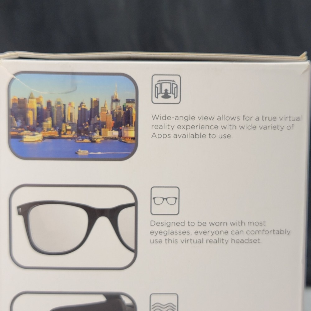 Cynoculars Virtual Reality 3D Headset Wireless - Gaming Remote Compatible