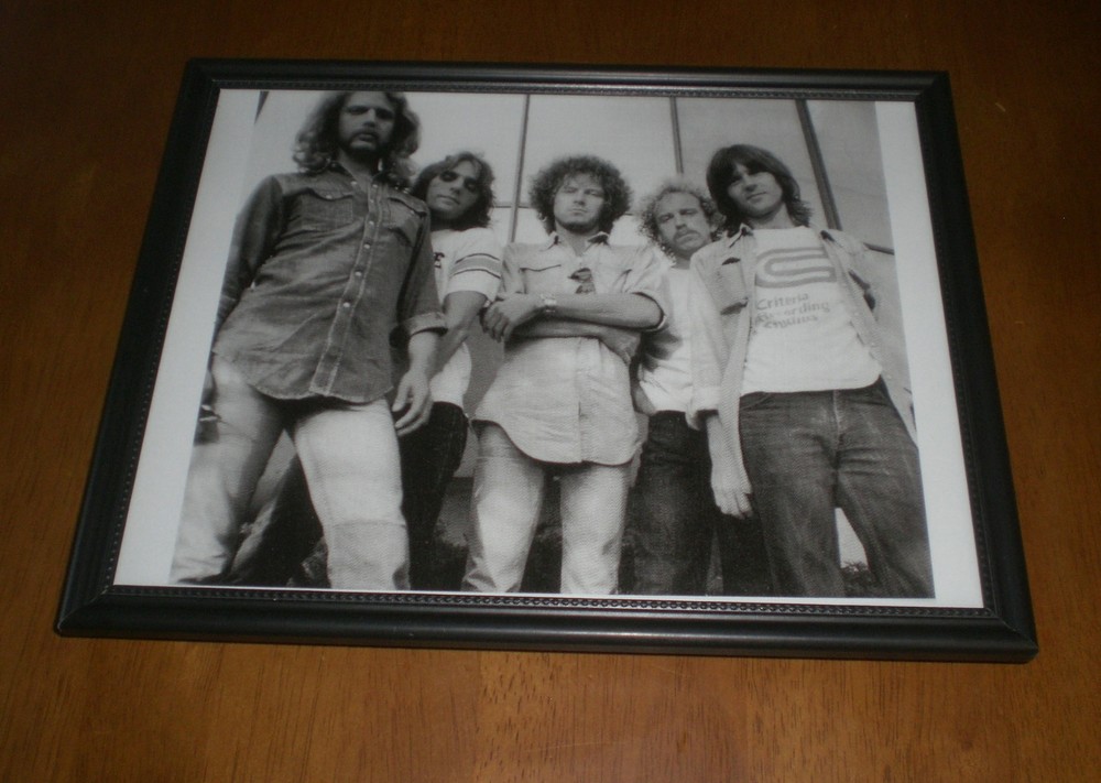 THE EAGLES FRAMED BLACK & WHITE PRINT