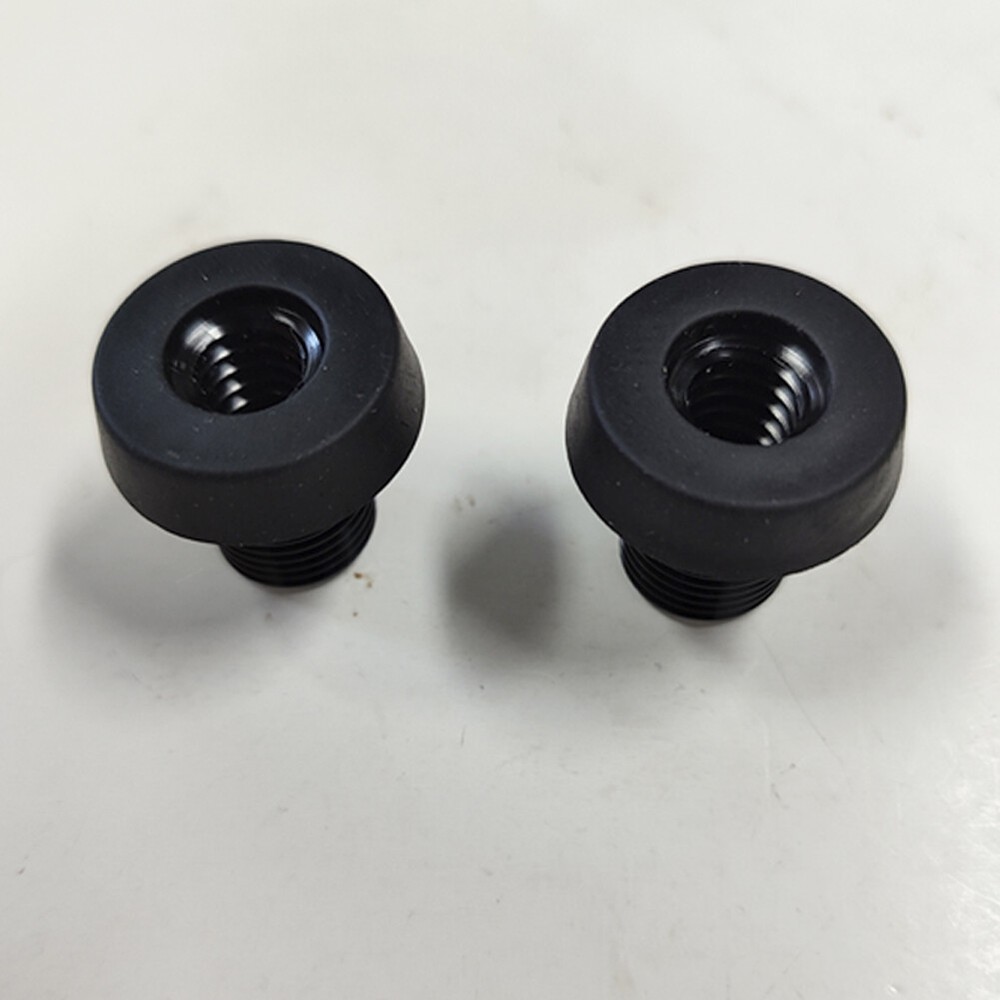 2PCS Billiard Rubber Bumper Pool Block Butt Connected Extension Replacement~