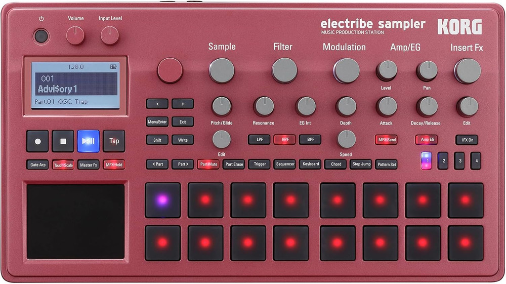 Electribe Sampler in ESX Red with V2.0 Software ELECTRIBE2SRD