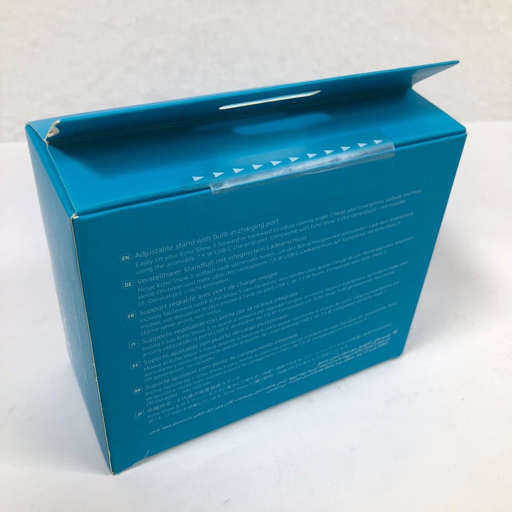 Amazon Stand for Echo Show 5 (3rd Gen) - Glacier White