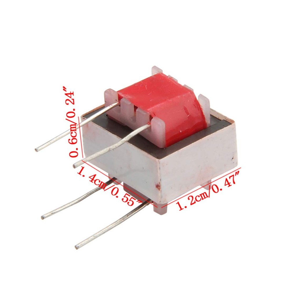 5pcs EI14 Audio Coupling Isolation Transformer 600:600 1:1