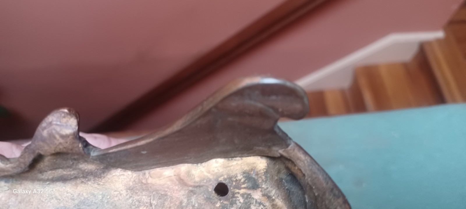 Antique Lovely New Haven Clock Co. Figural Mantel Clock – Gilt Metal Cherubs