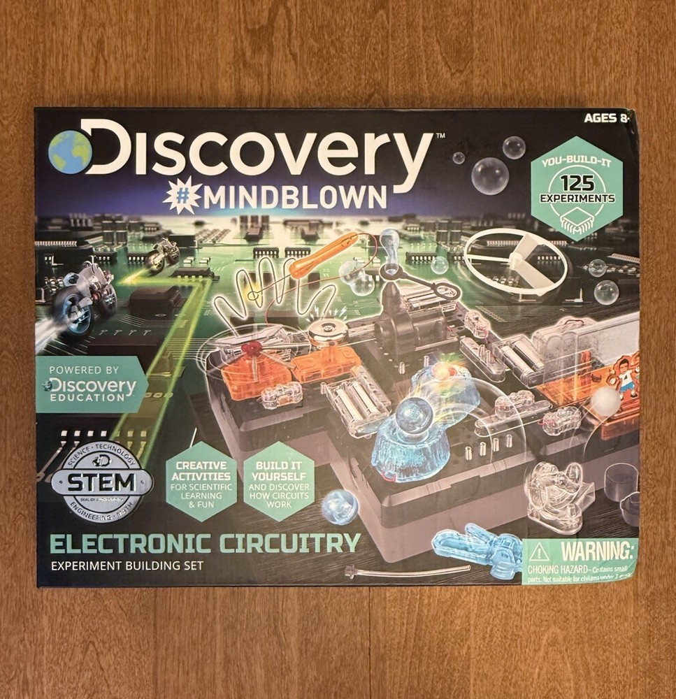Discovery MindBlown Electronic Circuitry Building Set 125 Experiments