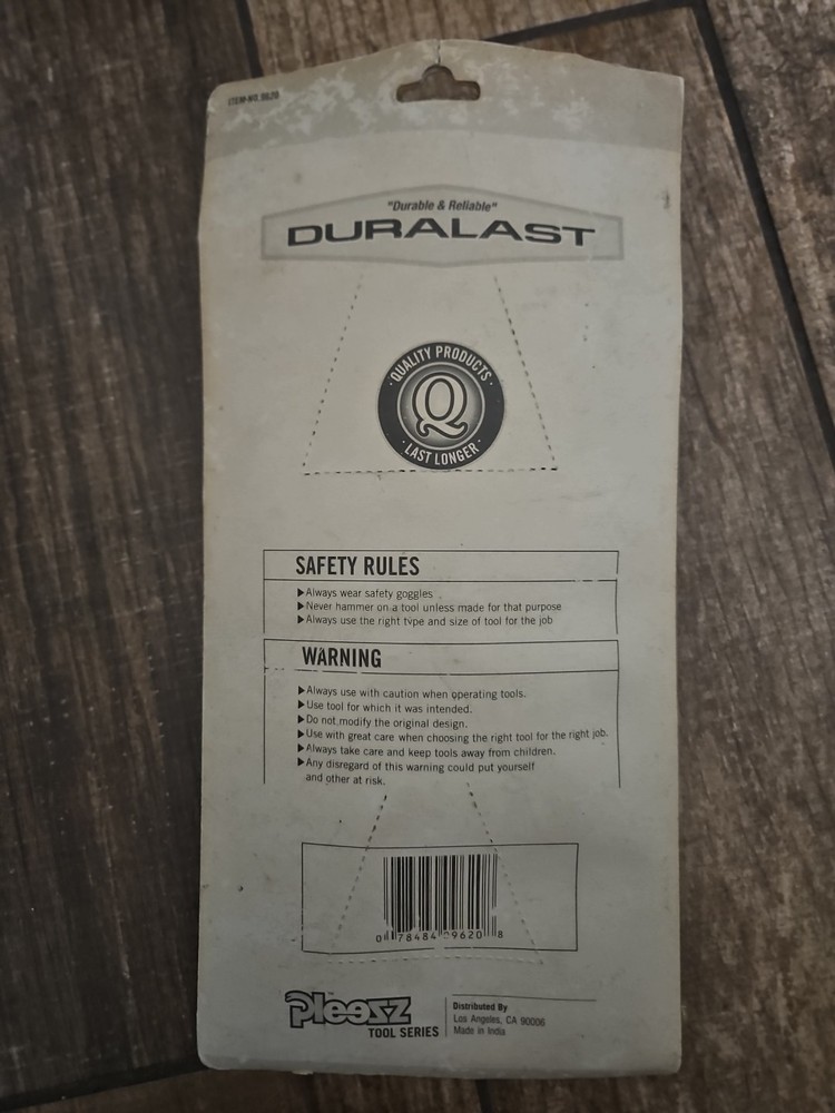 Duralast 4" Scraper Item No 9620