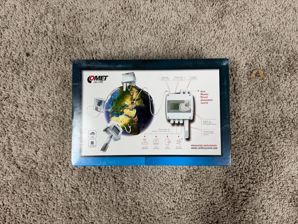 Comet T3610 - Web Sensor with PoE, Temperature, Remote Thermometer Hygrometer