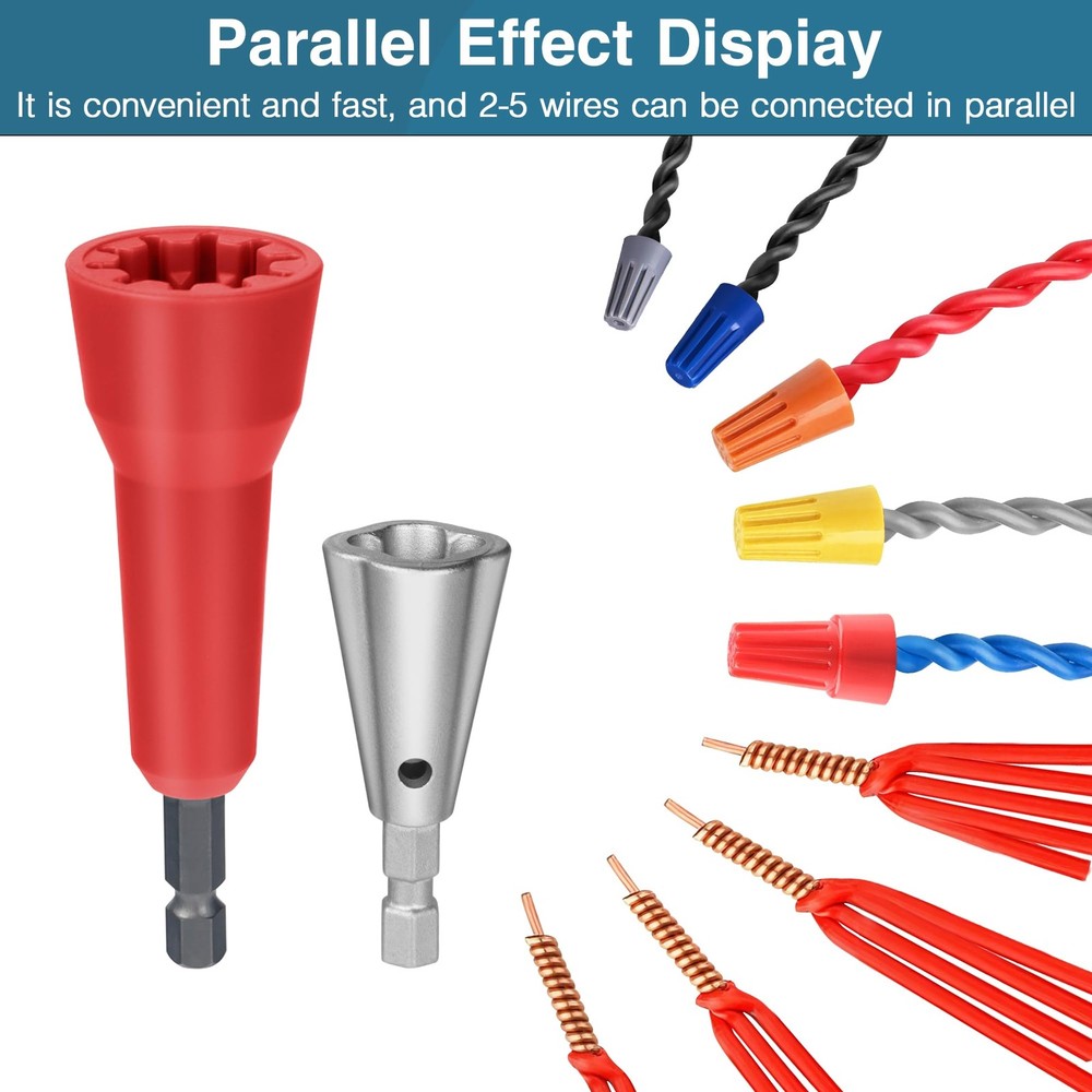 Wire Nut Twister,Wire Twisting Tool,Wire Twiter for Drill,Spin Twist...