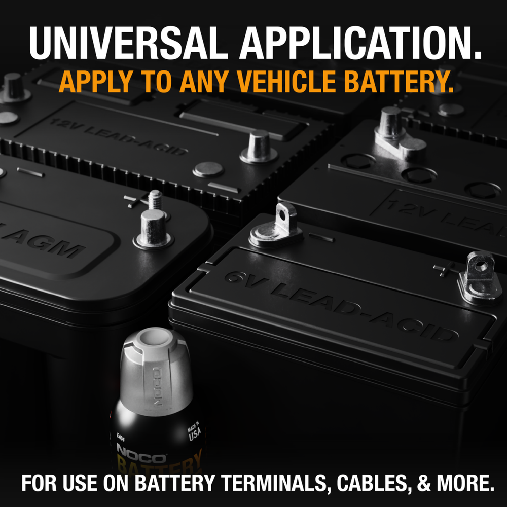 NOCO A202, E404 Battery Terminal Corrosion Cleaner + Protection Spray Combo Pack