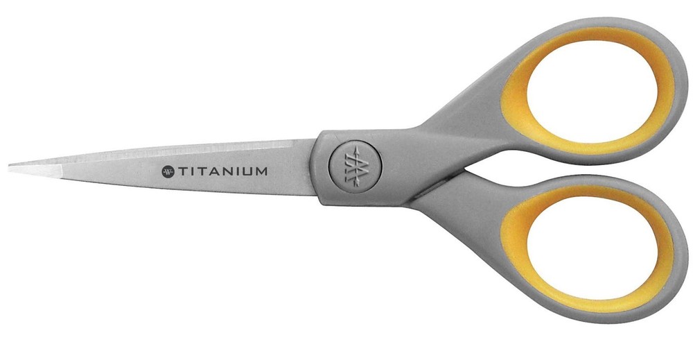 5 Inch Titanium Scissors For Crafting Lightweight Durable Sharp Paper Fabric ...