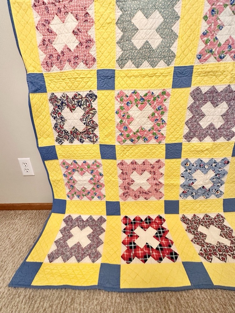 Handmade Patchwork Cotton Album Quilt
