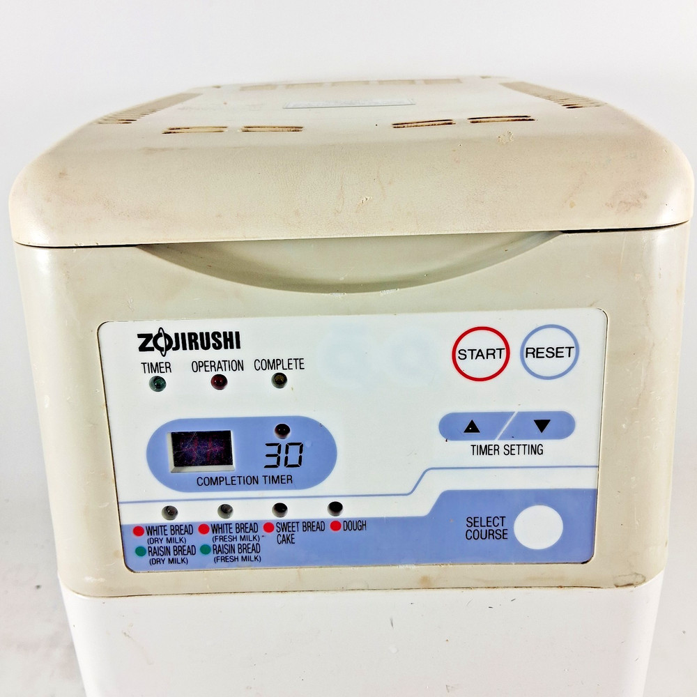 Zojirushi BBCC-N15 Automatic Bread Maker Machine Tested Works READ
