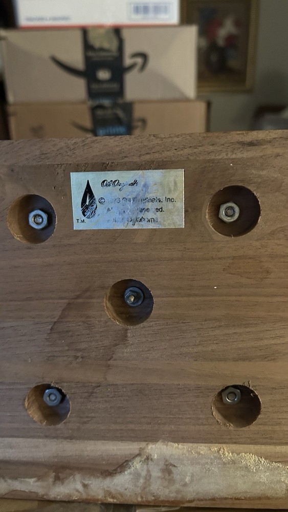 Copper Oil Rig Decoration