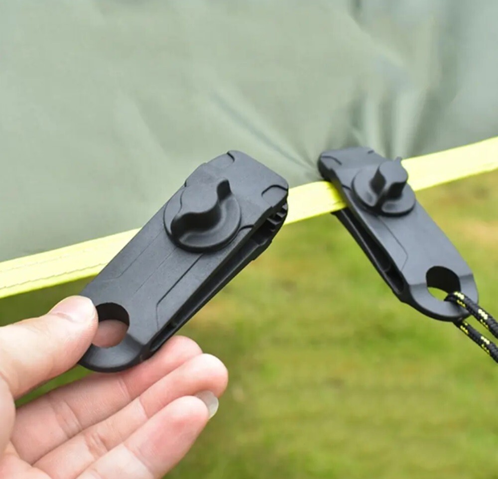 10 Pack Heavy Duty Tarp Clips Reusable Clamp Grips for Canopy Awning Tent Covers