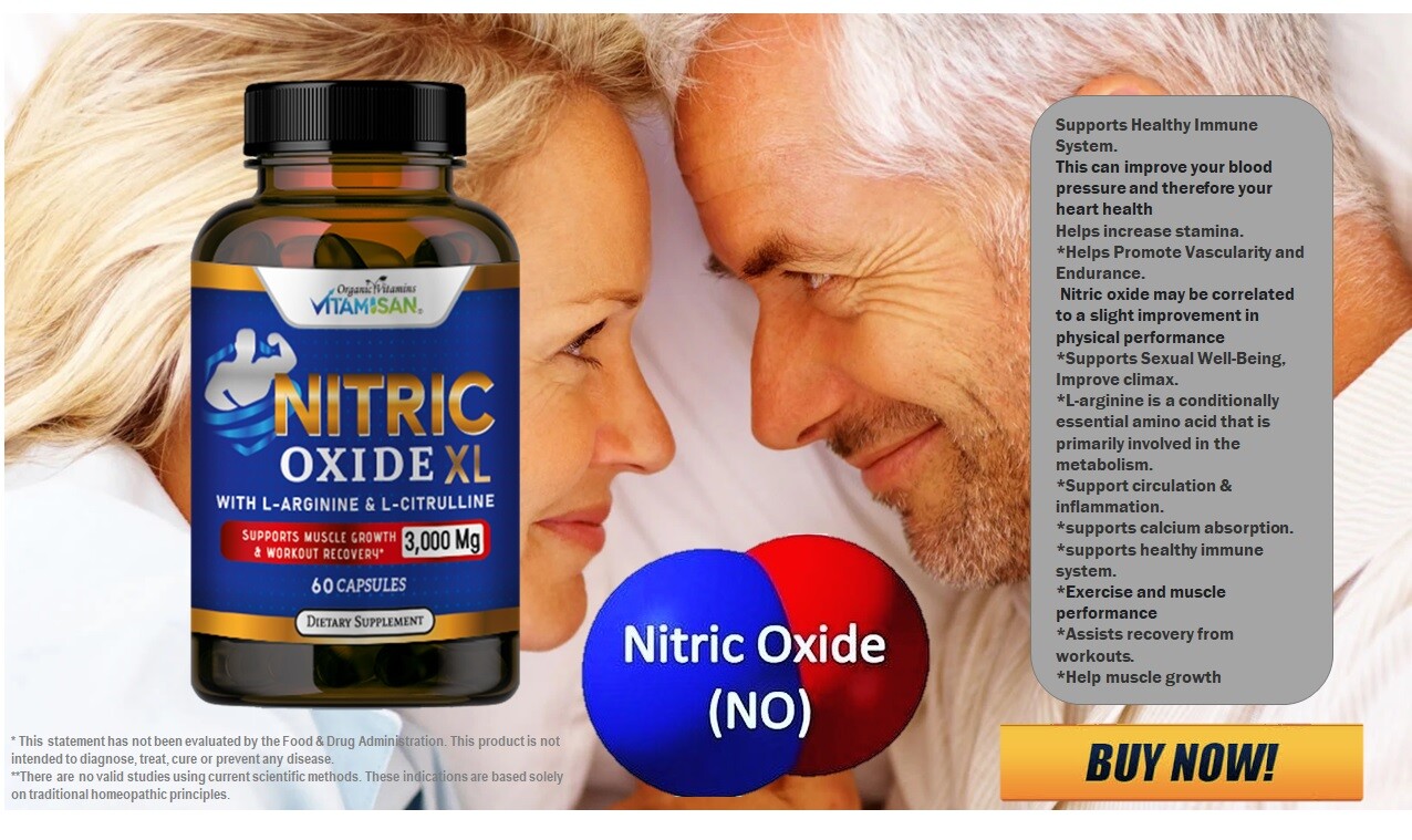 Nitric Oxide Booster L-Arginine, L-Citrulline 3000mg 120 Caps HIGHEST POTENCY