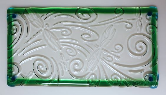 Dragonfly Texture Tile Mold - Glass Fusing