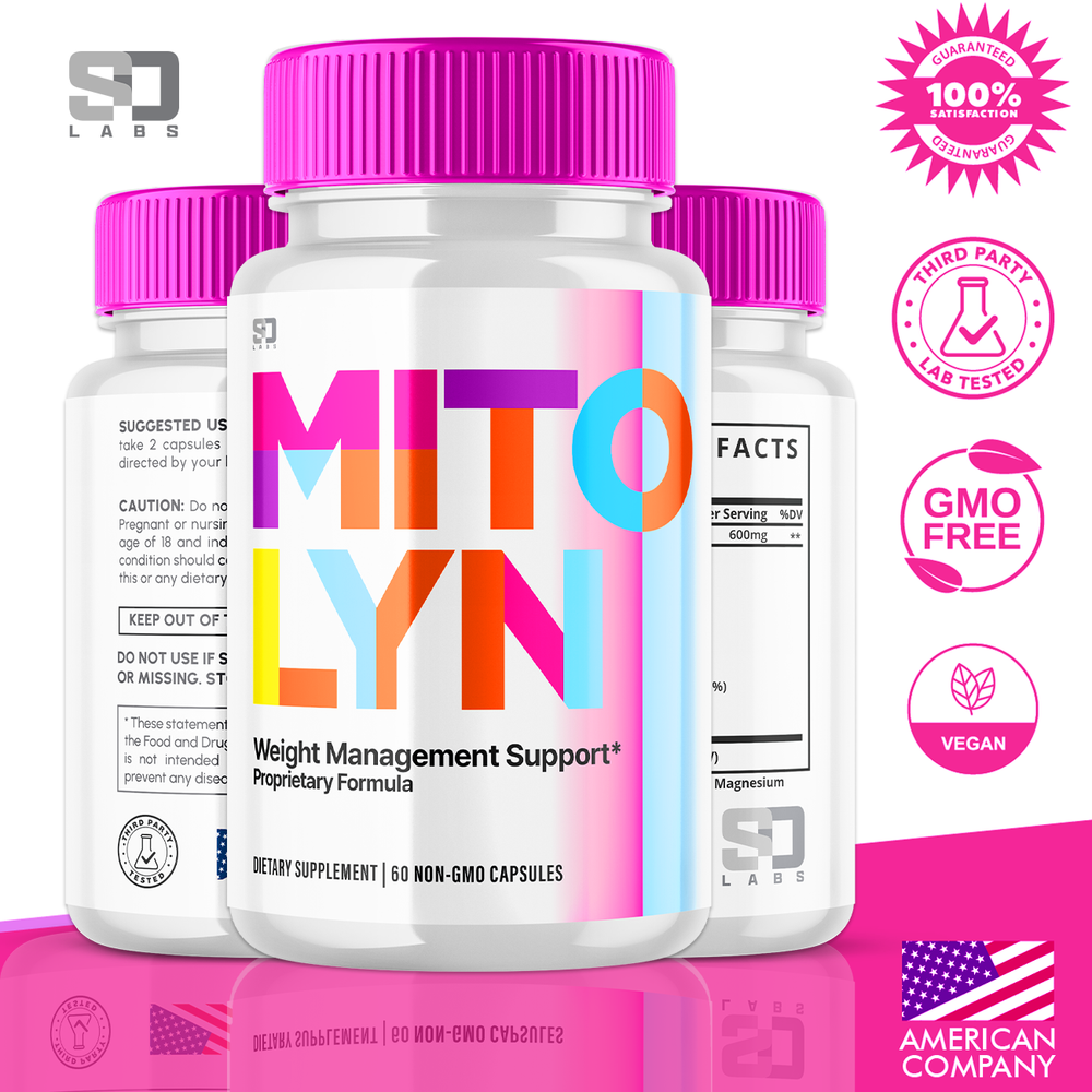 (2 Pack) Mitolyn Advanced Weight Loss Support Mito Lyn Maximum Strength 120ct