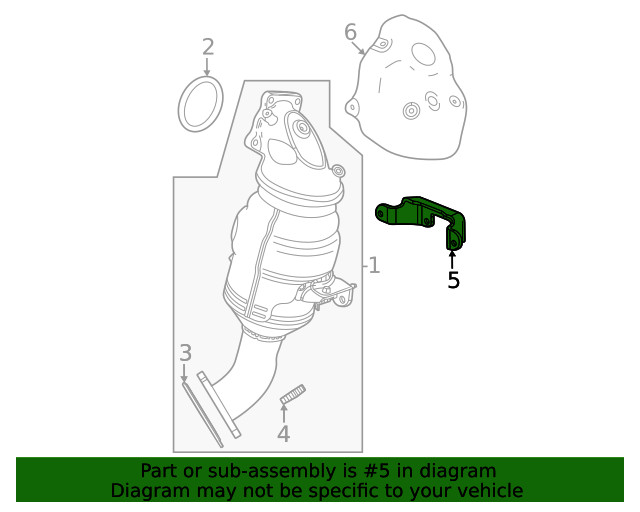Genuine GM Mount Bracket 12729300