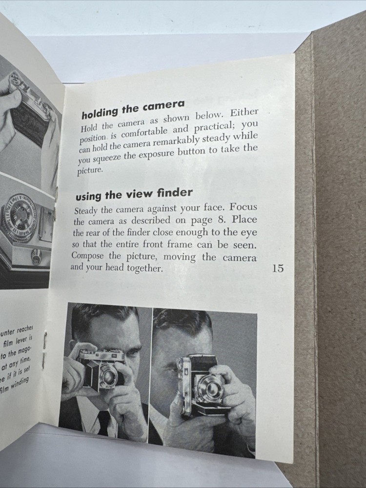 KODAK RETINA IIa CAMERA Instruction Operating Manual Guide
