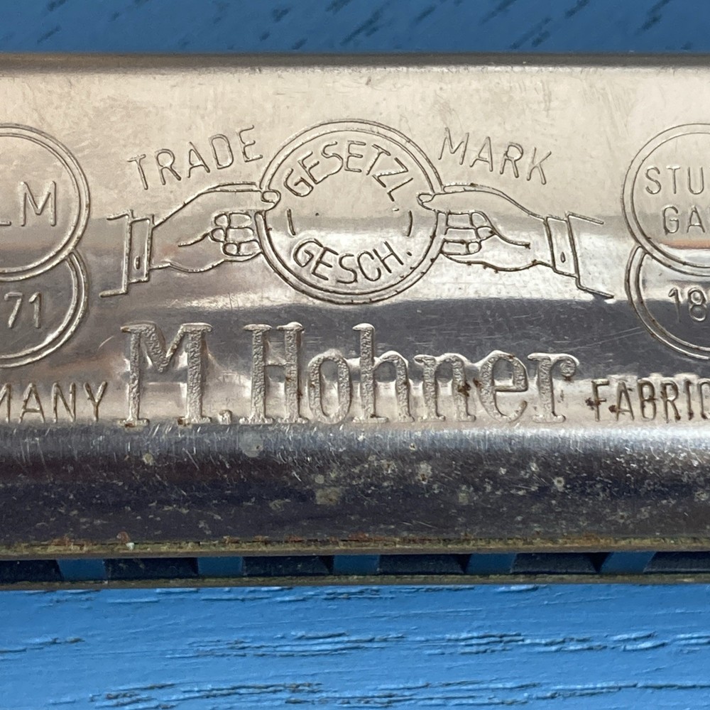 Hohner Big River Harp Harmonica Key:C White Case