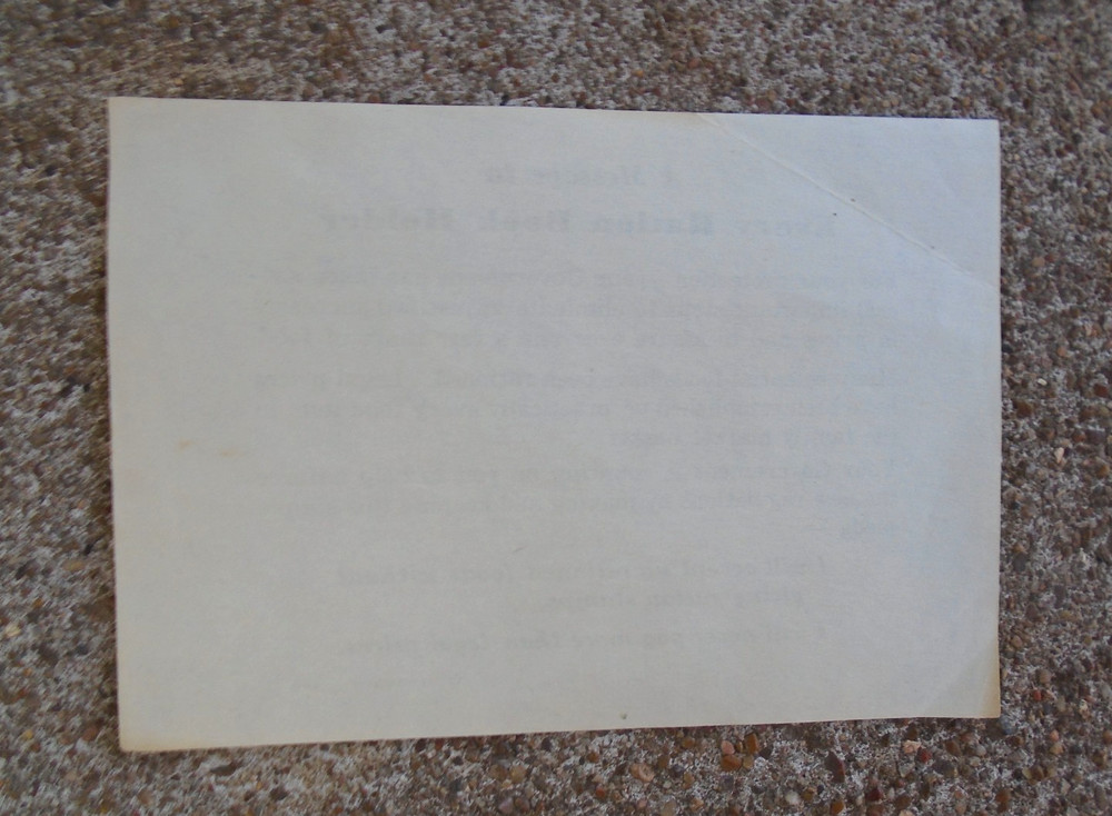 WWII ration book holder pledge message