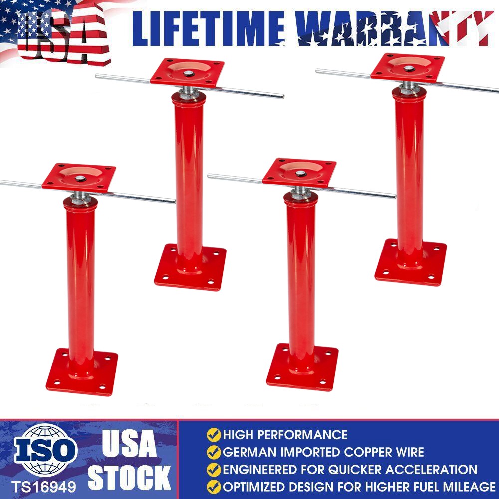 4Pack House Jacks for Leveling Crawlspace 16" -21" Adjustable for Cellar Ceiling