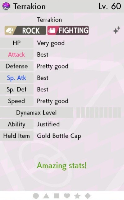 ✨Shiny✨ Terrakion For Sword & Shield