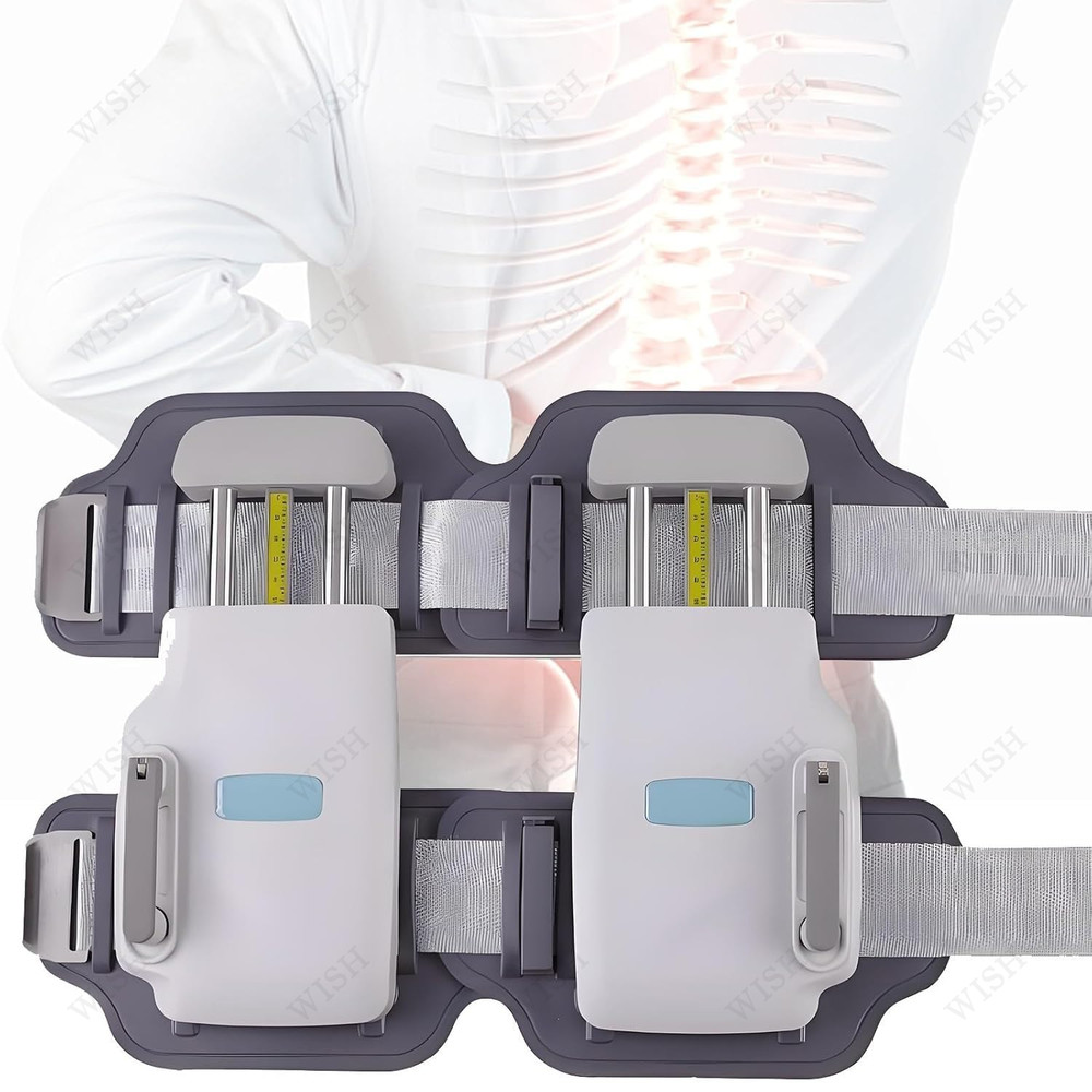 WEIHE Lumbar Traction Device Back Stretcher Spinal Decompression Devices