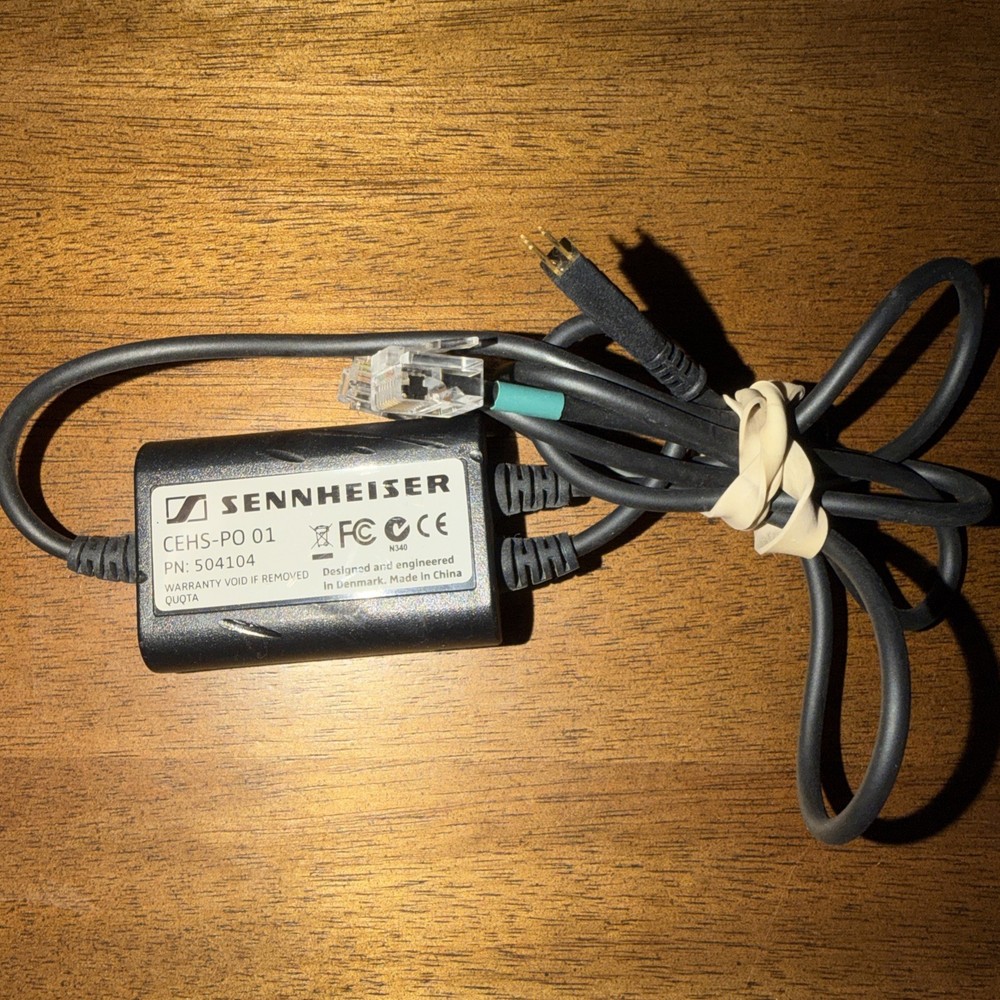 NEW Sennheiser CEHS-PO 01 EHS Polycom Adapter 504104