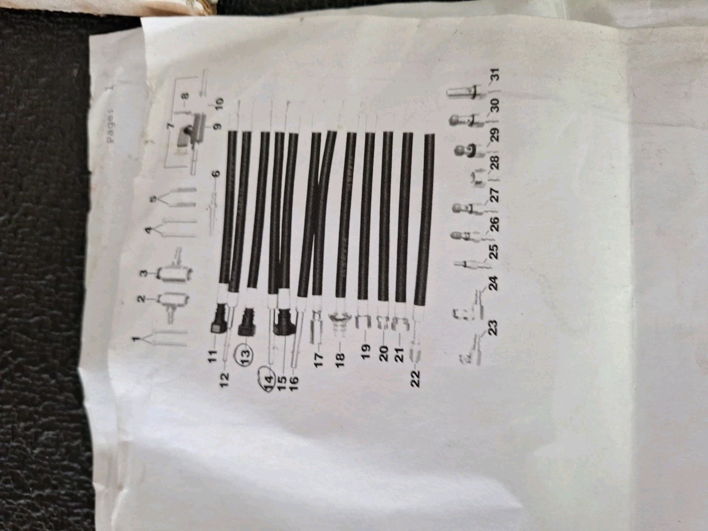 Matco Tools Fuel Pressure Test Set Add On. FPT3000 (Partial Set)