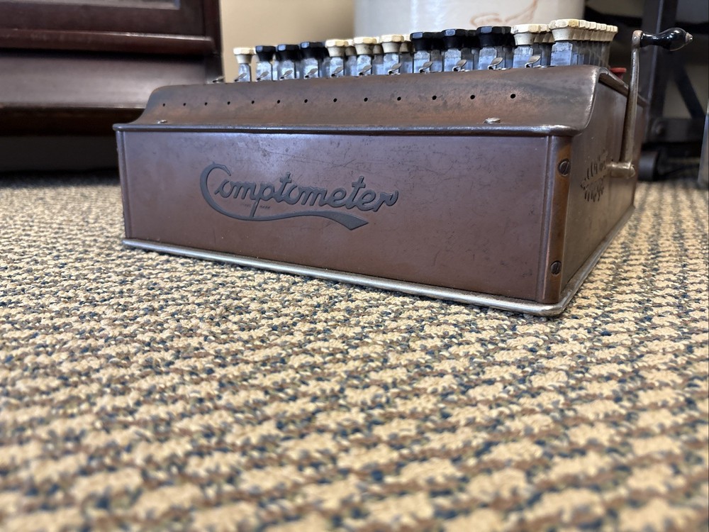 Vintage 1914 Comptometer Felt & Tarrant Chicago Adding Calculator Machine WORKS