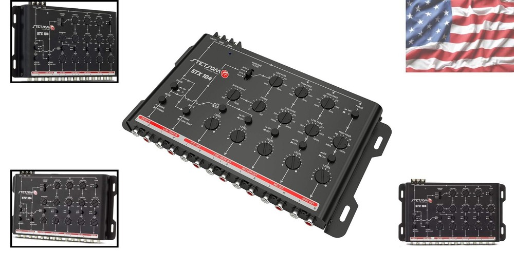 Lightweight 5-Channel Car Audio Crossover - Sleek and Powerful Performance