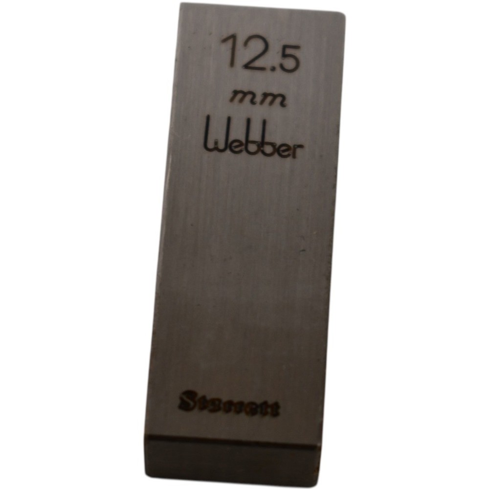 Starrett Weber 12.5mm Rectangular Steel Gage Block Inspection