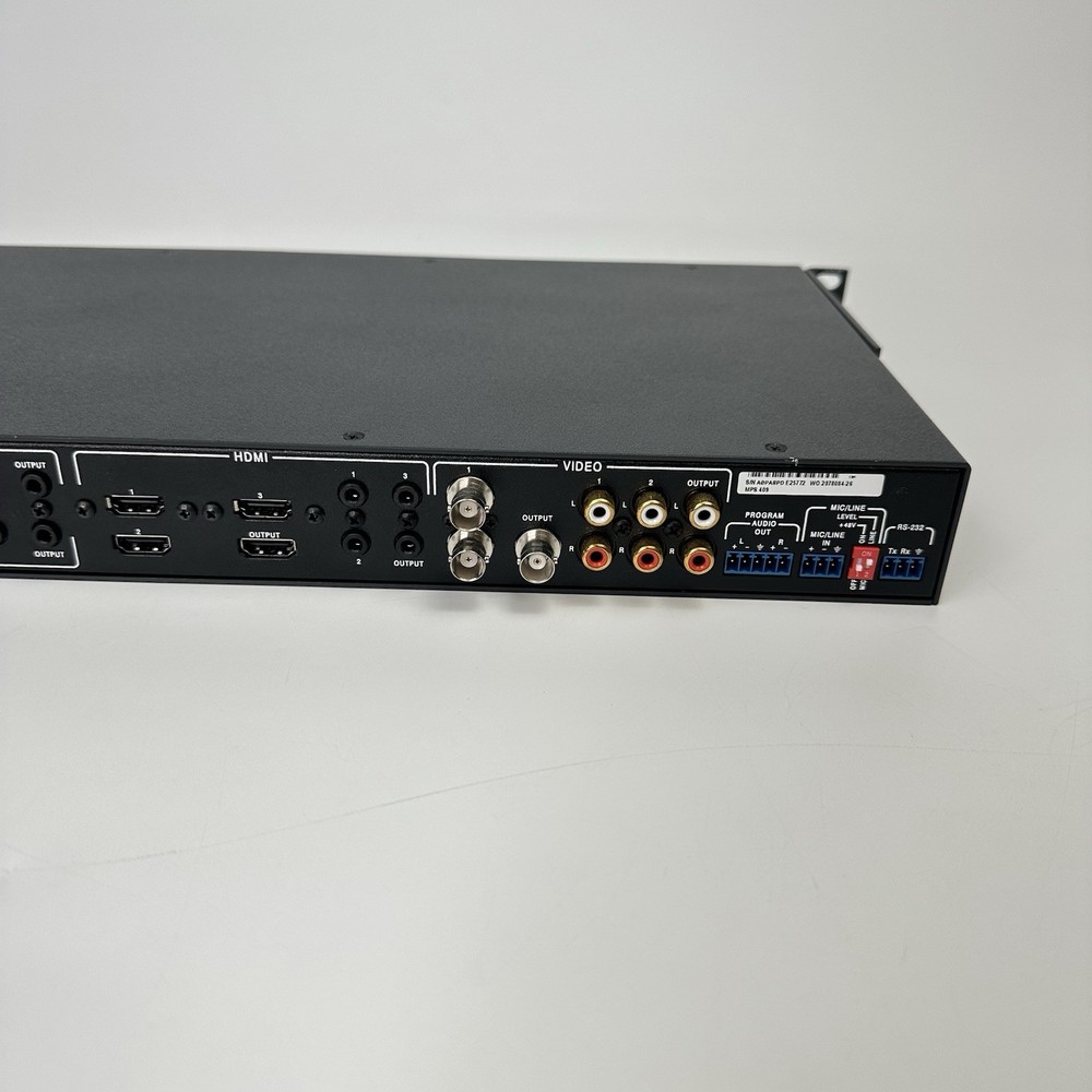 Extron MPS 409 Multi-Format Presentation Switcher – Used w/ Rack Ears