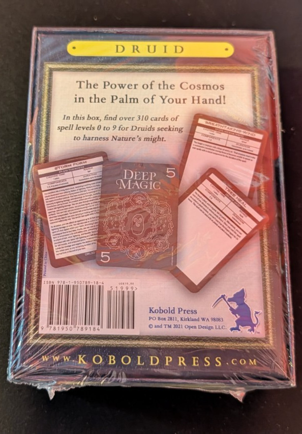 Deep Magic Spell Cards: Arcane - Spell Levels 4-9 5e