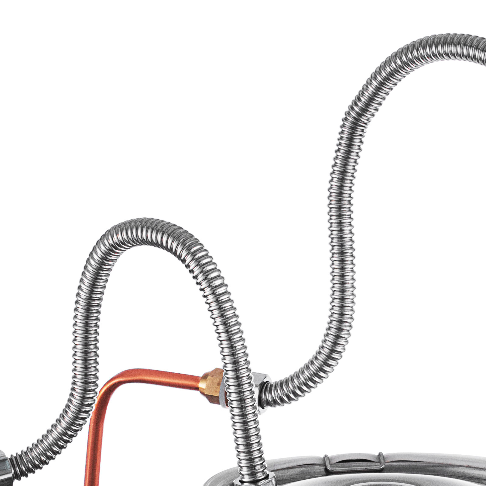 3 Pots 9.6 Gal Moonshine Still 38L Water Alcohol Distiller Copper Tube W/ Pump