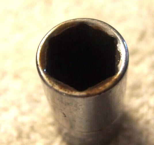 10 MM task force 1/4" dr,6 pt socket tool VTG 10 mm,chrome