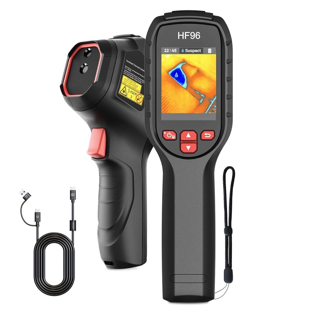HF96 Thermal Camera with Laser Pointer, Intelligent Scene Detection, Super Re...