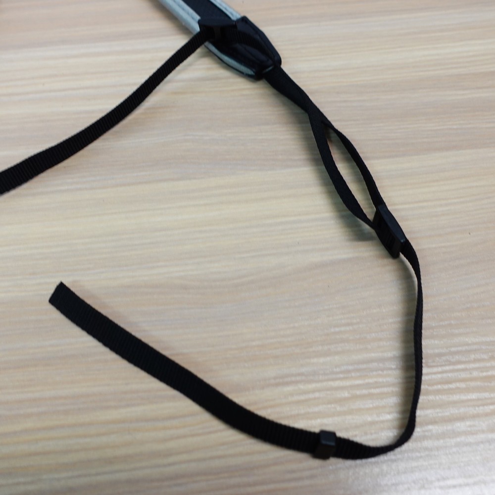 Camera Strap Replacement QUANTARAY Black Grey Neck Shoulder Nylon Handle 18 in
