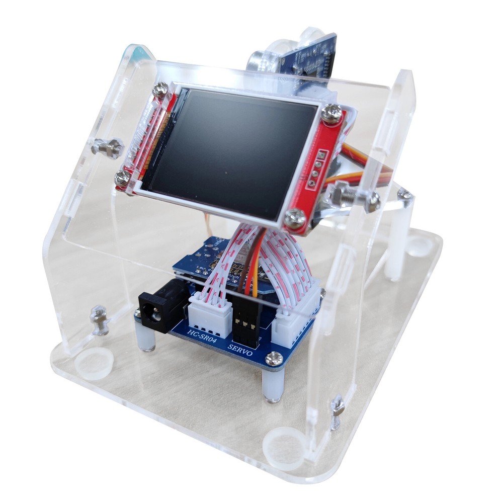 Mini Ultrasonic Radar & 1M Motor Range for Arduino Starter Kit Program Education